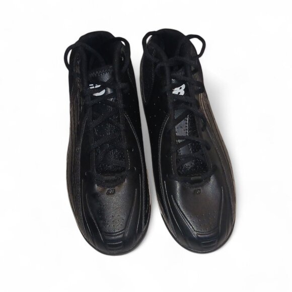 New Balance Youth Boys Black and White Football Cleats YF446MBK  Size 5W - Picture 2 of 13